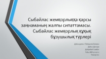 Сыбайлас жемқорлыққа қарсы заңнаманың жалпы сипаттамасы. Сыбайлас жемқорлық