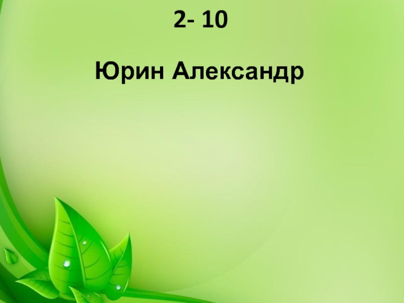 2- 10Юрин Александр