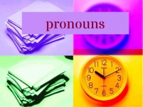 pronouns