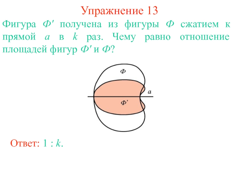 Площади подобных фигур. Работа 20 площадь подобных фигур площадь круга.