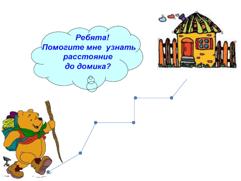 Периметр ломаной. Длина ломаной тема. «Измеряем дорожки к домику».. Задания для детей 2 класса по теме длина ломаной. Тема по математике 3 класс длина ломаной.