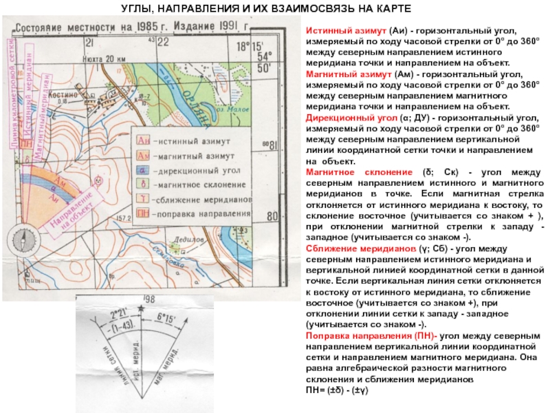 Направление дирекционного угла