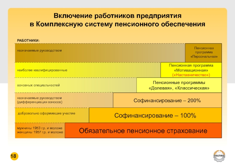 Работники назначаемые. Программы пенсионного обеспечения. Дифференциация пенсионного обеспечения. Основания для дифференциации пенсионного обеспечения. Модель включения работника в организацию.