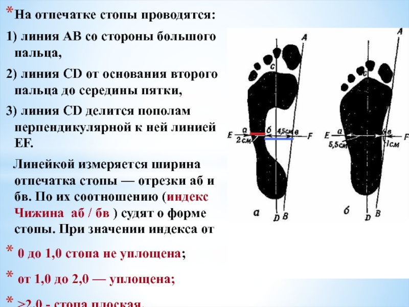 Характеристика следа. Расстояние пальцевыми пантонами.