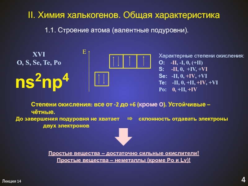 Составьте схему строения атома электронную формулу возможные валентности и степени окисления высший