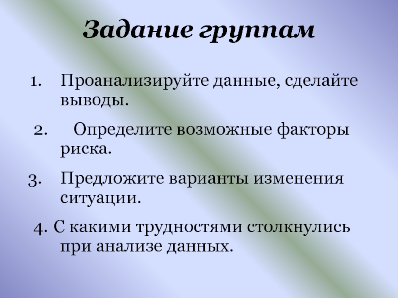 Варианты изменения