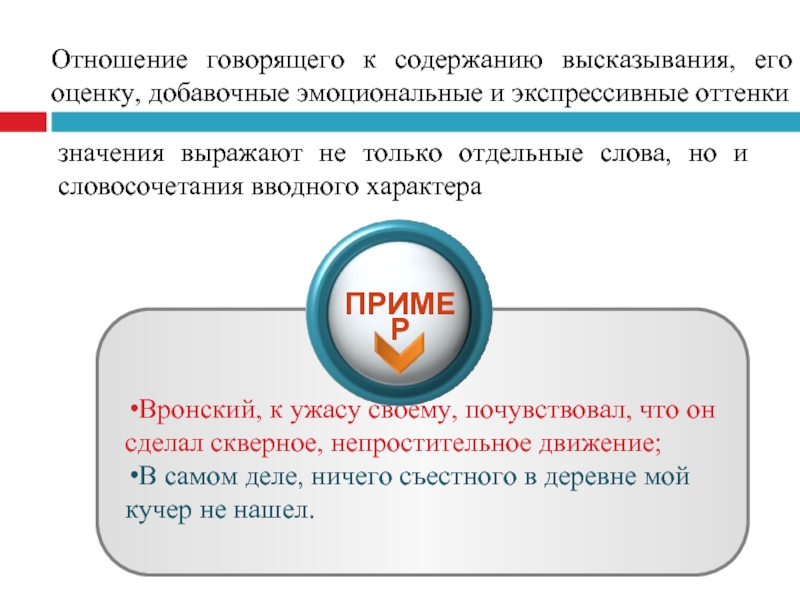 Содержание высказывания. Вронский к ужасу своему почувствовал что он сделал скверное. Рассказать соотношение. Скверное непростительное движение. К ужасу вводное.