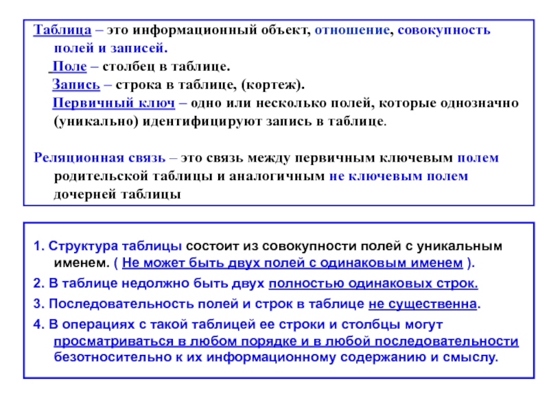 Поле совокупность. Таблица. Таблица это совокупность полей. Строка таблицы. Таблица строка поле столбец.