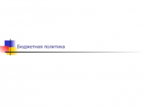 Бюджетная политика.ppt