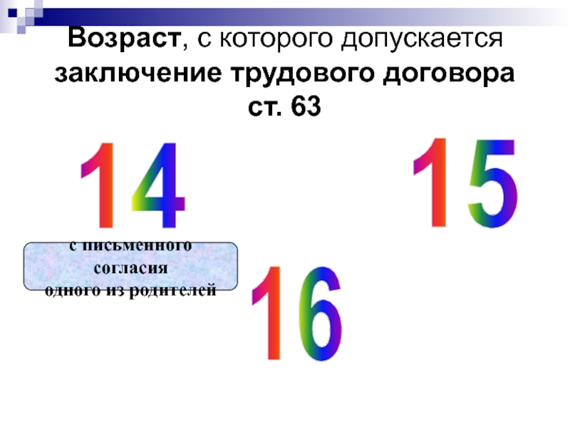 Не допускается заключение. Возраст с которого допускается заключение трудового. С какого возраста допускается заключение трудового договора. Возраст с которого допускается заключение трудового договора кратко. Возраст с которого допускается заключение трудового договора ст.63.