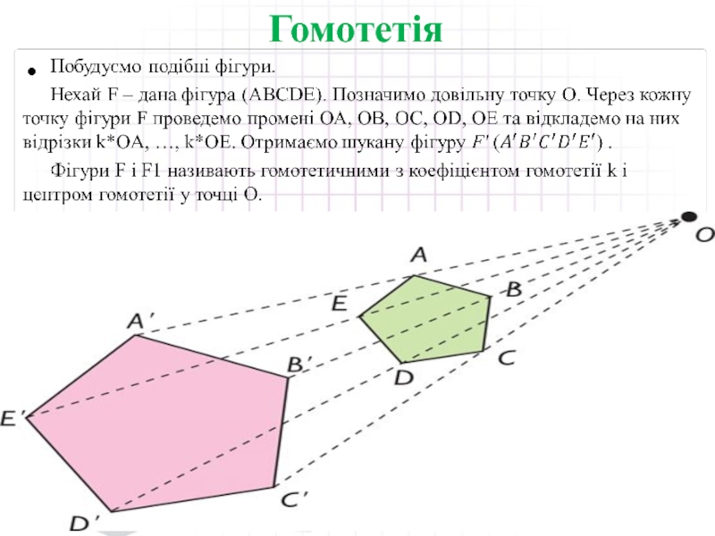 Гомотетия презентация 9 класс