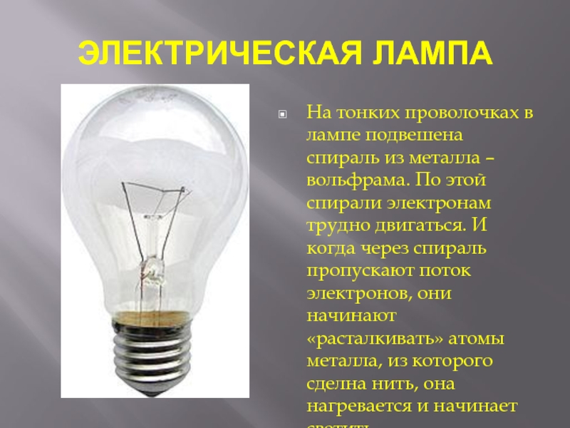 Откуда пришло электричество презентация. Сложная спираль в электрической лампочке. Тонкая вольфрамовая проволочка электрические лампы. Электроны в спирали лампы. Электрическая лампочка Орион спираль.