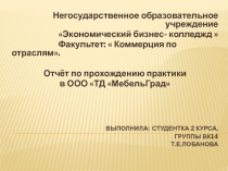 Выполнила : студентка 2 курса, группы ВК14 Т.Е.Лобанова