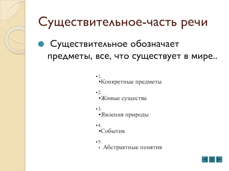 Обозначает предмет речи существительное