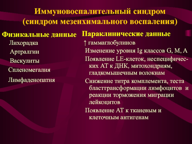 Мезенхимально воспалительный синдром. Имунновоспалитпльный синдром при зронических гепатитаз. Иммуновоспалительный синдром при хроническом гепатите. Иммуно воспалительный синдром. Синдромы хронического гепатита.