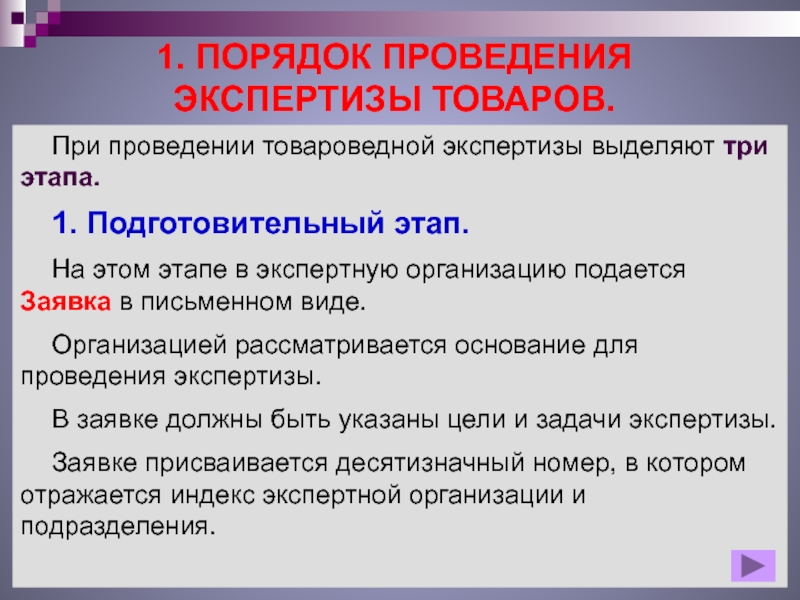 Организовано проведение. Этапы проведения экспертизы товаров. Этапы проведения товарной экспертизы. Этапы товароведной экспертизы. Подготовительный этап экспертизы.