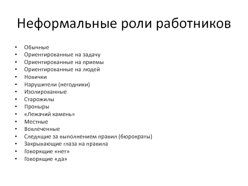 Неформальные роли членов группы. Неформальные роли. Неформальные роли работников. Неформальная функция это. Неформальные роли в группе.