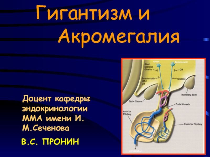 Доклад по теме Акромегалия