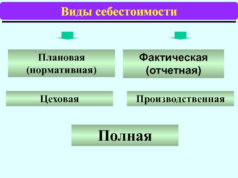 Виды себестоимости. Виды фактической себестоимости. Виды себестоимости плановая фактическая. Виды себестоимости Цеховая производственная полная.