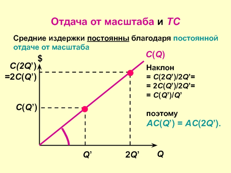 Постоянные издержки электроэнергия. Привая постоянной отдачи от масштаба. Отдача от масштаба издержки. Отдача от масштаба и издержки производства. Отдача от масштаба и средние издержки.