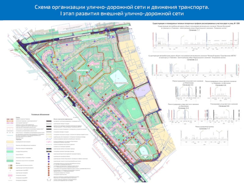 Схема организации улично дорожной сети и движения транспорта