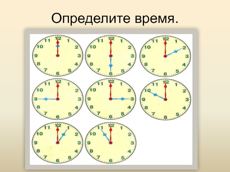 Как люди научились определять время презентация