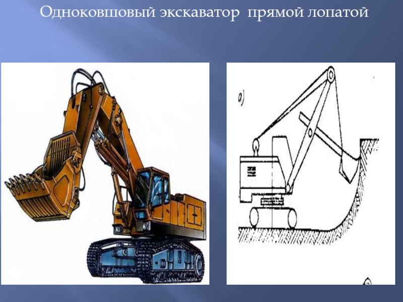 Одноковшовый экскаватор презентация