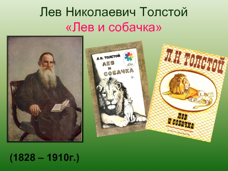 Лев Николаевич Толстой «Лев и собачка» (1828 – 1910г.)