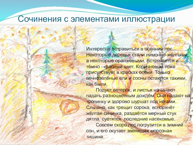 Сочинение Осенний Лес По Алфавиту