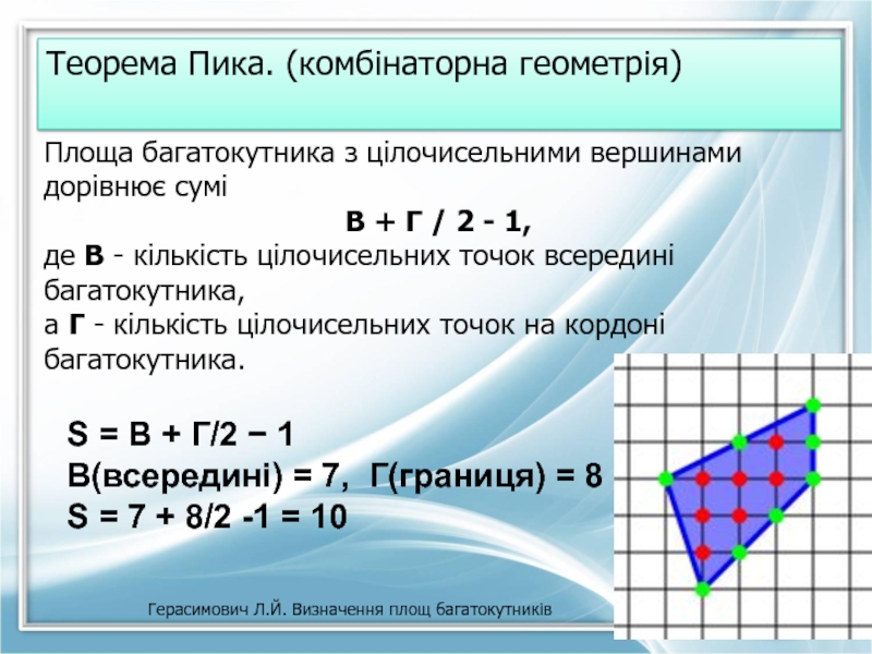 Проект теорема пика