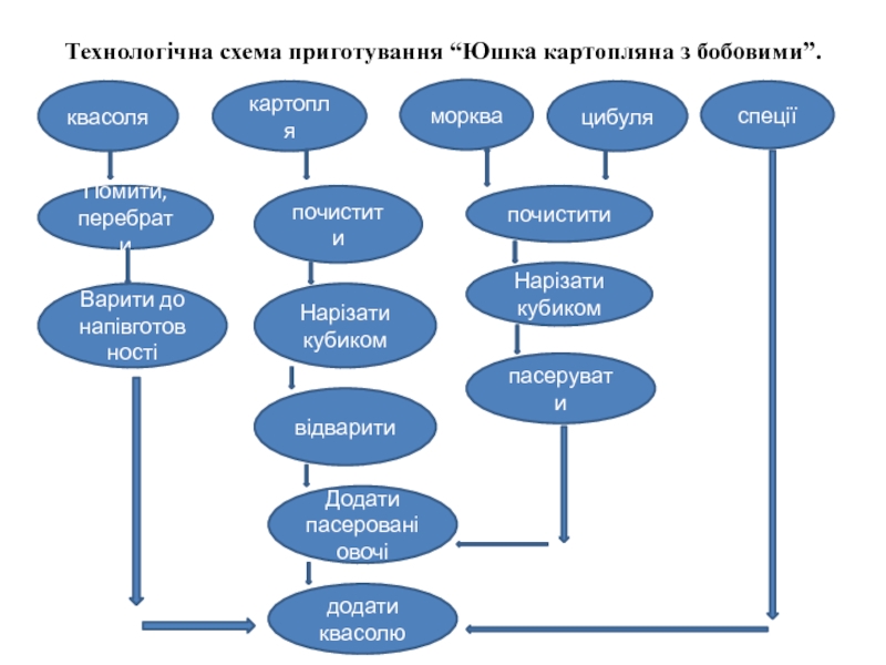 Технологічна схема суп картопляний