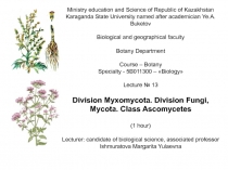 Ministry education and Science of Republic of Kazakhstan
Karaganda State