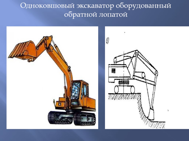 Одноковшовый экскаватор презентация