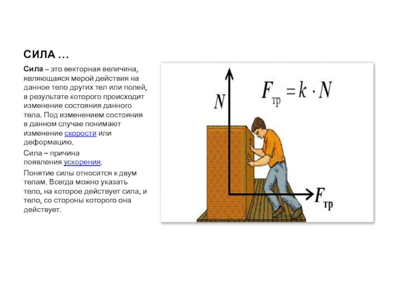 Мера действия. Мера действия силы. Сила тяжести Векторная величина. Сила Векторная величина. Мерой действия силы является.