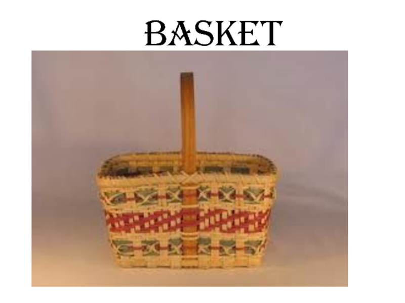 Презентация Basket