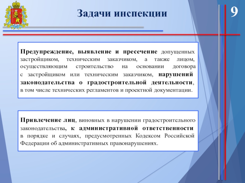 Область инспекции. Законодательство о градостроительной деятельности. Предупреждение это определение. Предотвращение это определение. Задачи налогового инспектора.