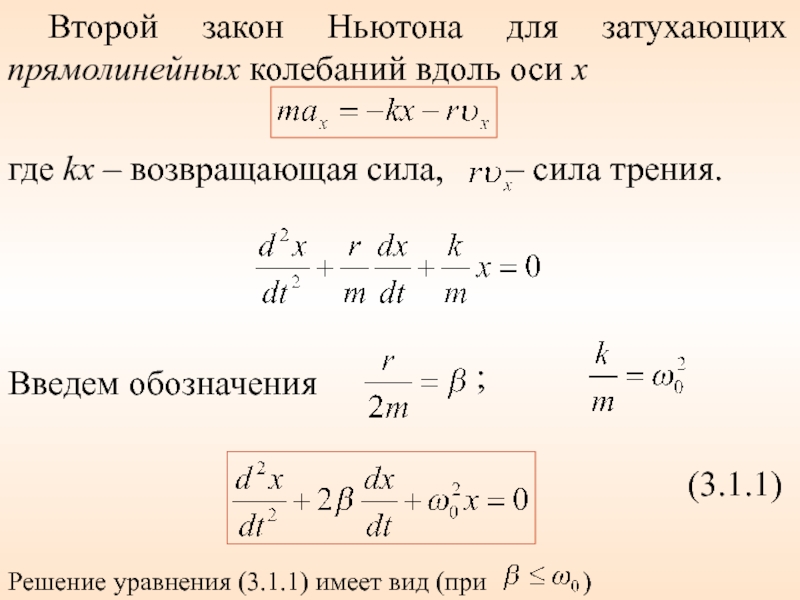 Физика колебательных процессов