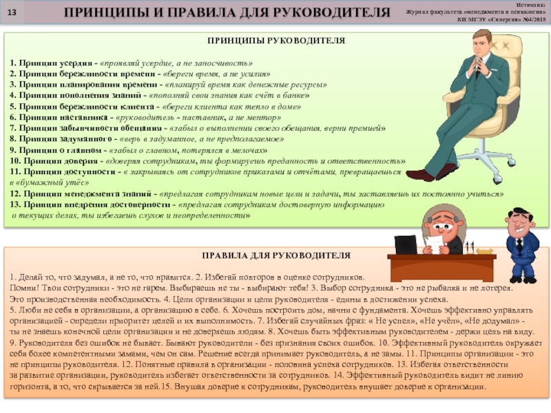 Сотрудники не доверяют сотруднику. Правила руководителя. Принципы руководителя организации. Принципы начальника. Принципы и правила.