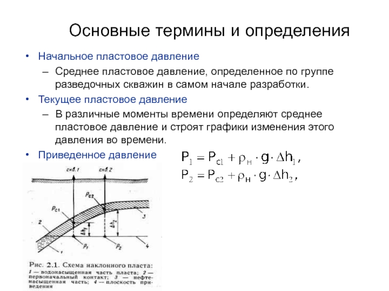 Давление в скважине