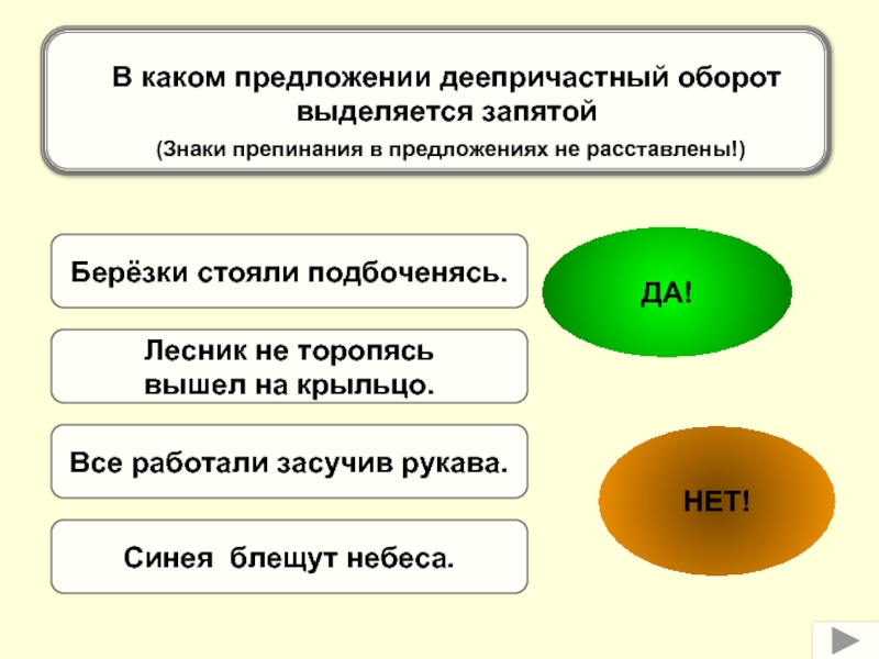 Деепричастие 10 класс презентация