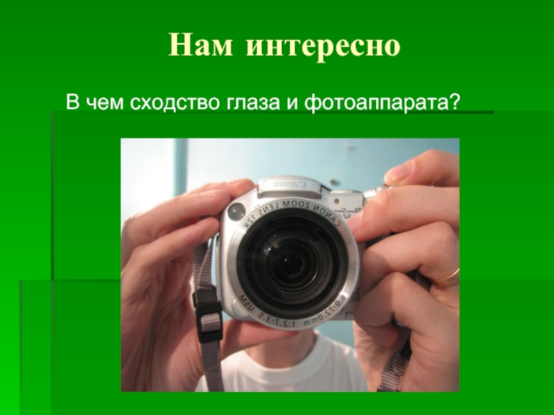 Свойства изображения фотоаппарата