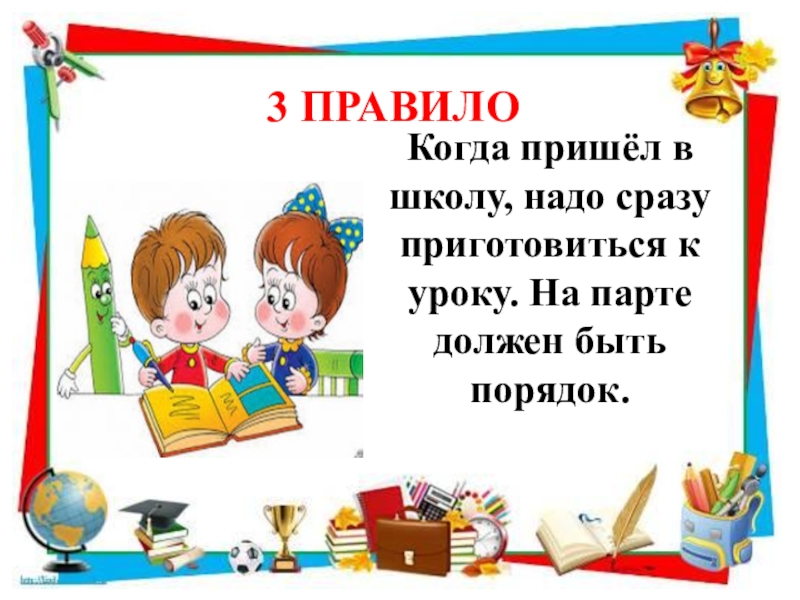 Презентация о правилах поведения 1 класс начальная школа 21 века