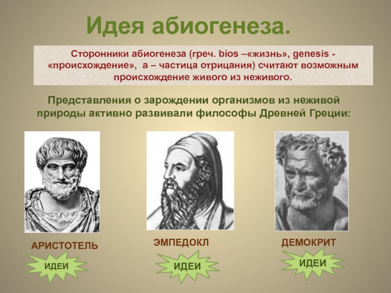 Абиогенез. Сторонники гипотезы абиогенеза. Сторонники биогенеза и абиогенеза. Сторонники концепции абиогенеза. Теория абиогенеза сторонники.