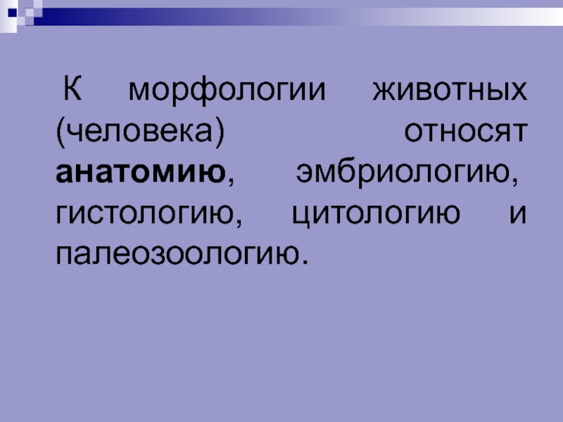 Морфология животных. Что относится к морфологии. Разделы морфологии животных. Морфология палеозоология.