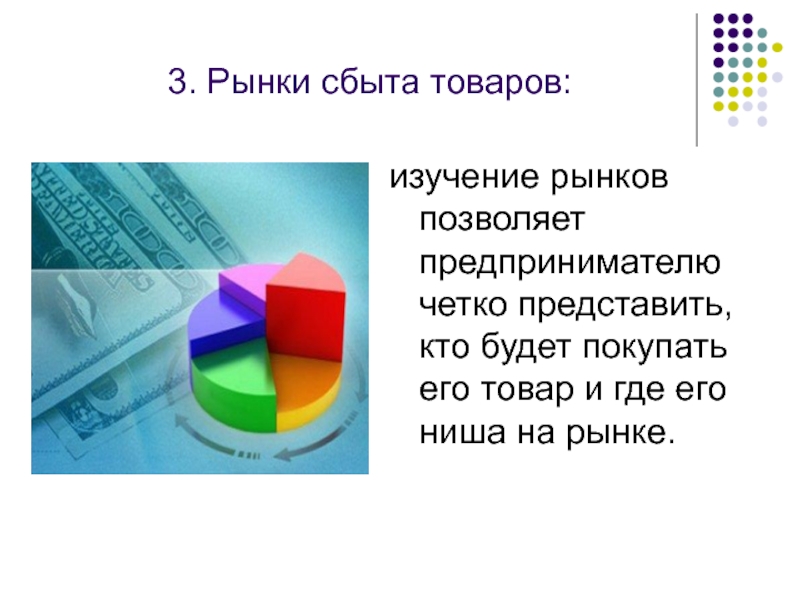 Рынок сбыта продукции в бизнес плане