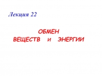 Лекция 22