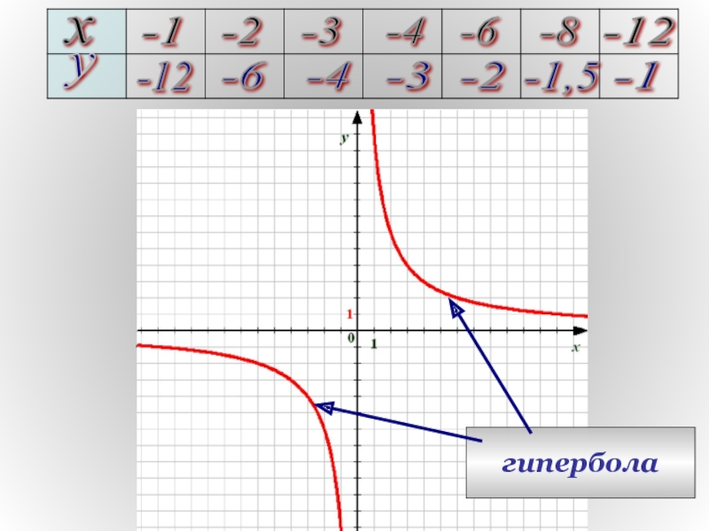Гипербола y