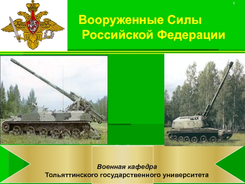 Организация, вооружение и боевая техника подразделений мотострелкового (танкового) батальона, артиллерийского дивизиона
