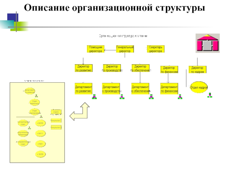 Структура агентства недвижимости схема