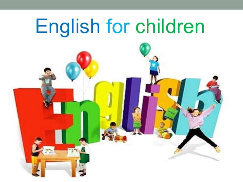 English for children